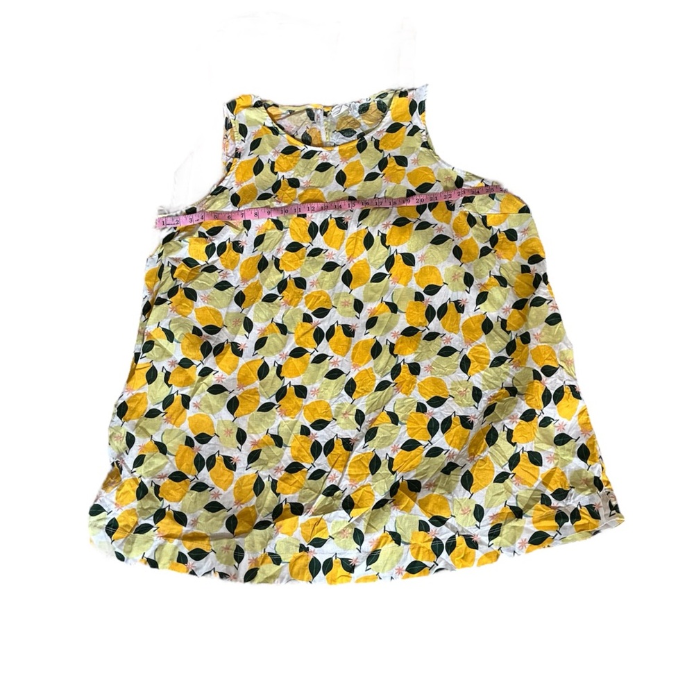 DOPAMINE DRESSING! C&C California Plus Size Lemon Sleeveless Dress 100% Linen